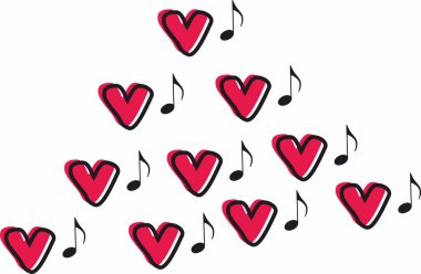  Dekoratif kalpleri ve notaları severim. 