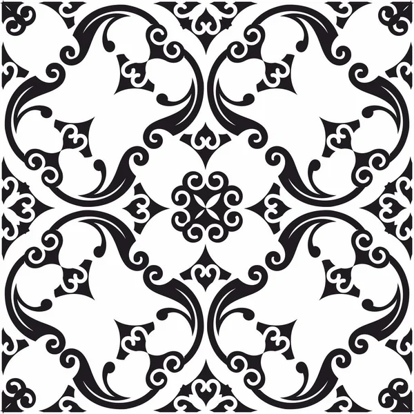 Dekorative Nahtlose Muster Mit Durchbrochenem Ornament — Stockvektor