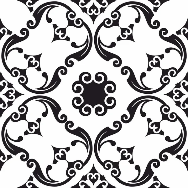 Decorative Seamless Pattern Openwork Ornament — Stock Vector