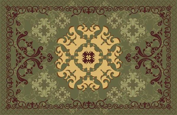 Motif Vectoriel Tapis Luxe Décoratif — Image vectorielle