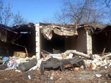  yıkılan bina, deprem, moloz ve enkaz yığını, çöplük