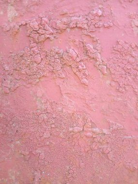 Metal kırmızı bordo boya, çatlak arka plan. 