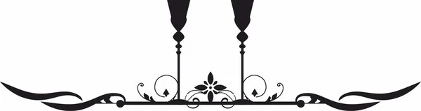 Винное Стекло Спиртовая Икона Логотип Простой Черный Графический Силуэт Декоративный — стоковый вектор