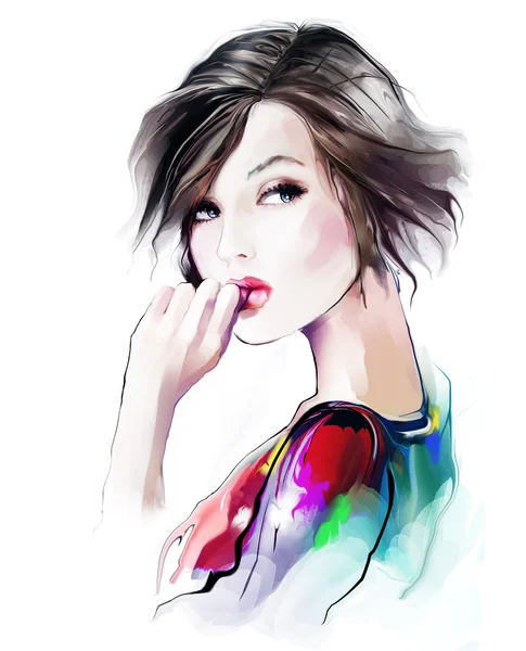 güzel bir düşünceli kadın