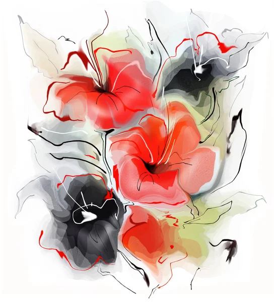 soyut çiçek arkaplanı