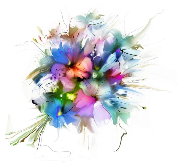 Yaz renkli çiçekler