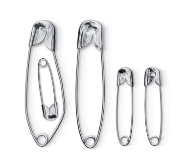 Gebelik duyuru üzerine beyaz izole iğne kullanarak