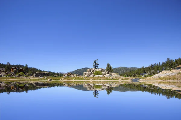 Big Bear Lake στα βουνά νότια Καλιφόρνια — Φωτογραφία Αρχείου