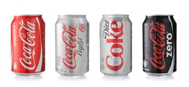 Coca-Cola cans clipart