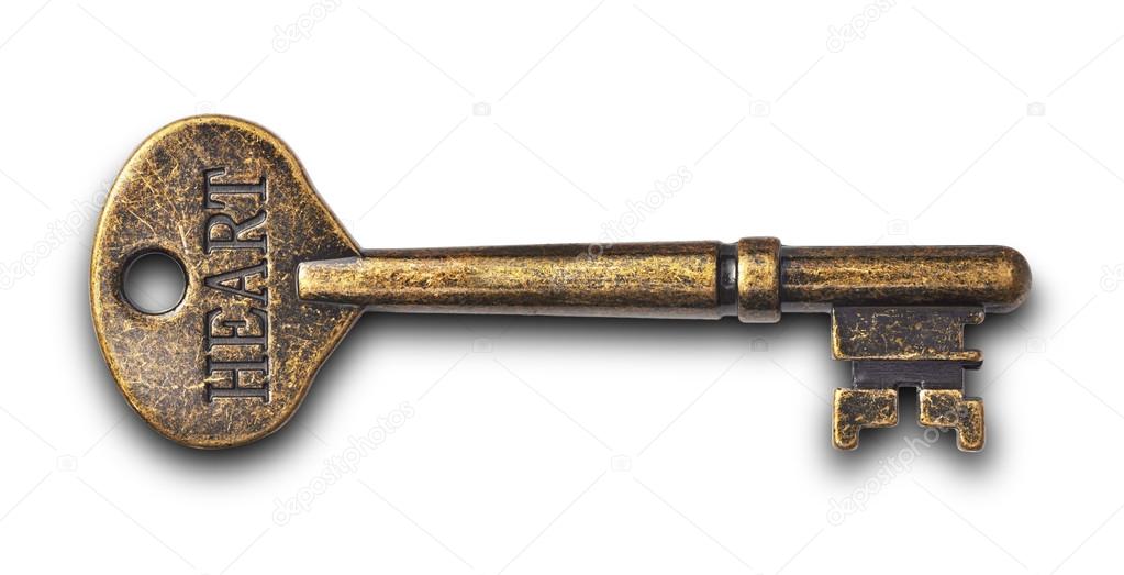 Old heart key