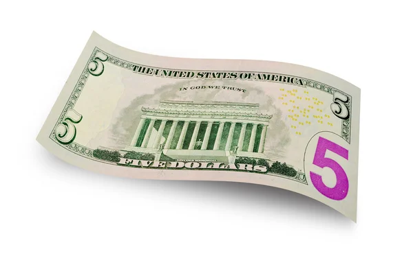 Five dollar bill — Stock Photo, Image