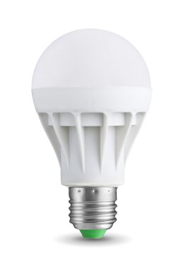 LED bulb isolated on white background clipart