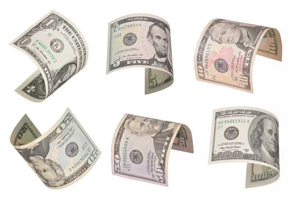 Dollar bills set — Stock Photo, Image