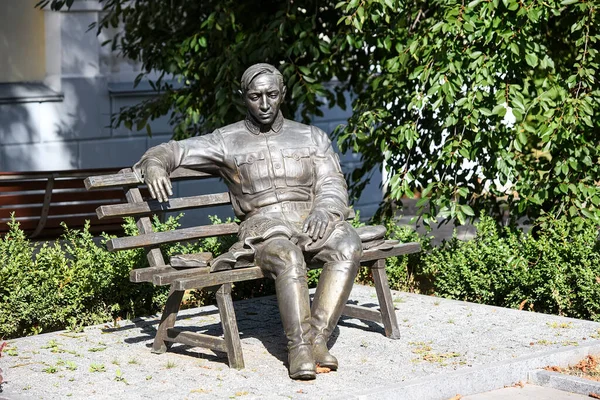 Μνημείο του Προέδρου της Λαϊκής Δημοκρατίας της Ουκρανίας Symon Petliura στη Βιννίτσια, Ουκρανία. Σεπτέμβριος 2020 — Φωτογραφία Αρχείου
