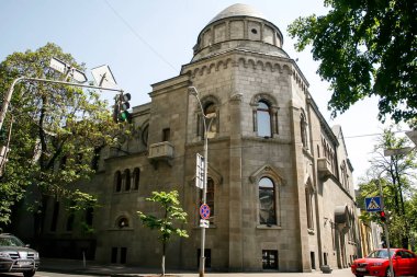 Ukrayna 'nın başkenti Kyiv' deki Pylyp Orlyk Sokağı 'ndaki ünlü Kowalevsky ya da Arap evi. Mayıs 2011. Yüksek kalite fotoğraf