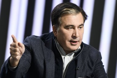 Former President of Georgia, Georgian and Ukrainian politician Mikheil Saakashvili in Kyiv, Ukraine. December 2020. High quality photo