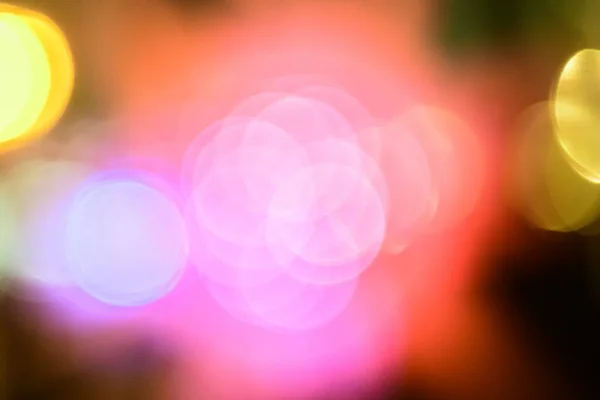Luzes Férias Multicoloridas Desfoque Abstrato Borrado Iluminar Luzes Decorativas Com — Fotografia de Stock