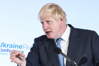 Boris Johnson, Dışişleri Bakanı Londra, İngiltere 'de. Temmuz 2017. Yüksek kalite fotoğraf