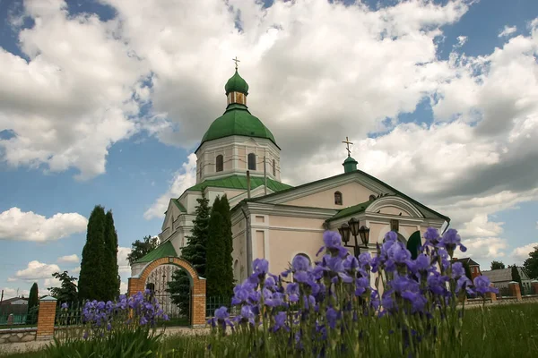 Utsikt Över Den Ortodoxa Kyrkan Transfiguration Hlukhiv Ukraina Maj 2009 — Stockfoto