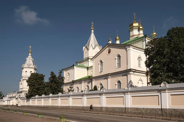 Orthodoxe Heilige Drie Eenheid Stauropegial Patriarchale Klooster Korets Rivne Regio — Stockfoto