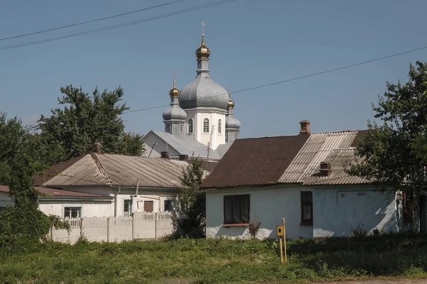 Zicht Kerk Van Opstanding Van Christus Korets Rivne Regio Oekraïne — Stockfoto