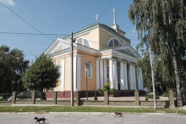 Orthodoxe Sint Nicolaaskerk Korets Rivne Regio Oekraïne Augustus 2021 Hoge — Stockfoto