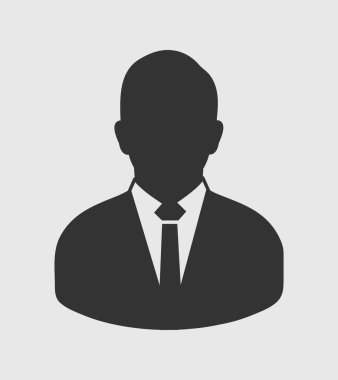 Şirket Adam Simgesi. Düz biçim vektörü EPS.