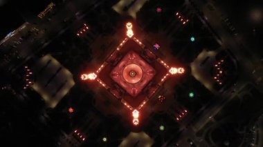 Şali şehrinde Hz. Muhammed 'in adını alan Müslümanların gururu camii. Avrupa 'nın en büyük camii. Hava görünümü