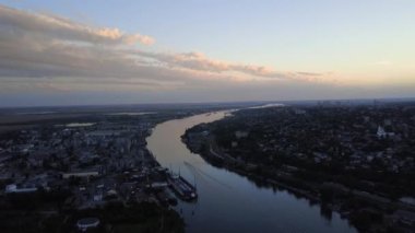 Şehir merkezinde uçuş ve eğlence merkezi, Rostov-on-Don panoraması