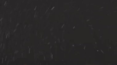 8K, ProRes 422, C-LOG 10 bit 'te gerçek kar yağışı izole edildi. Besteleme, hareket grafikleri, büyük ve küçük kar taneleri, izole kar taneleri