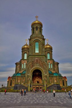 Rus Silahlı Kuvvetleri 'nin ana tapınağı Park Patriot' ta. 09.25.2020, Kubinka, Moskova Bölgesi, Rusya