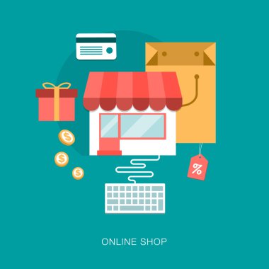 Modern Tarih satırı salonu konsept illüstrasyon