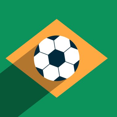 Futbol Brezilya bayrağı