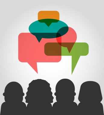 Vektör müşteri referansları kavramı