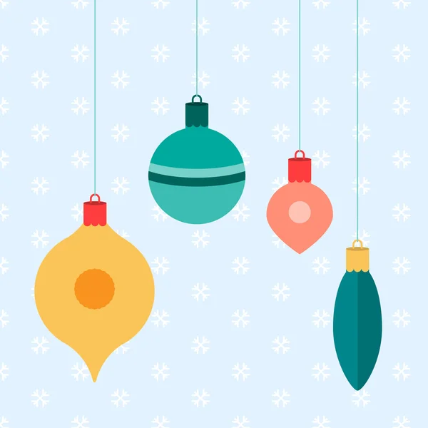 Fondo de navidad vectorial — Vector de stock