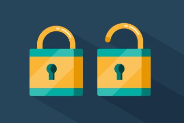 Kilitli ve kilidi asma kilitler