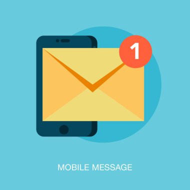 Cep telefonu yeni bir ileti alma