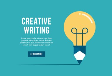 Concept of creative writing workshop clipart