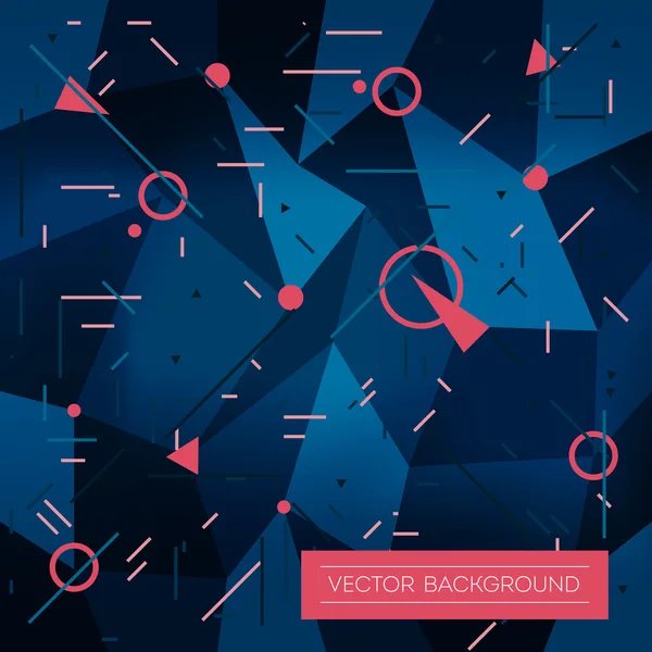 Modern abstrakt geometrisk bakgrund — Stock vektor