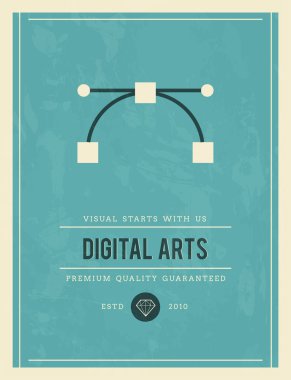 Dijital Sanatlar için VINTAGE poster