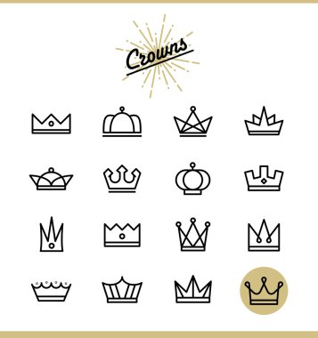 Satır taç simgeler kümesi