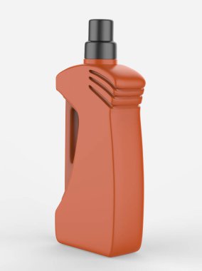 Motor yağı kutusu beyaz arka planda izole edildi. 3d illüstrasyon