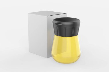 İlaç, hap, kapsül ve uyuşturucu için ilaç paketlerinin maketi. Spor ve sağlık takviyeleri. 3d illüstrasyon