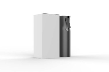 Portatif Cep Spreyi Güzel Basınç Alkol Pompası Nano Spreyi Şişe ile. 3d illüstrasyon