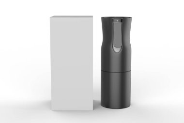 Portatif Cep Spreyi Güzel Basınç Alkol Pompası Nano Spreyi Şişe ile. 3d illüstrasyon