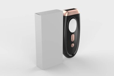 Elektrikli Tıraş Edici Kadın Tüyleri Temizleme. Bayan Bacak Usturası, Bikini Bölgesi, Yüz Tüylü, Kablosuz Vücut Tıraşı Kablosuz USB Yeniden Şarj Edilebilir Tıraş Edici. 3d illüstrasyon