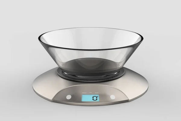 采购产品特色美食厨房平底锅碗 背光显示 3D说明 — 图库照片