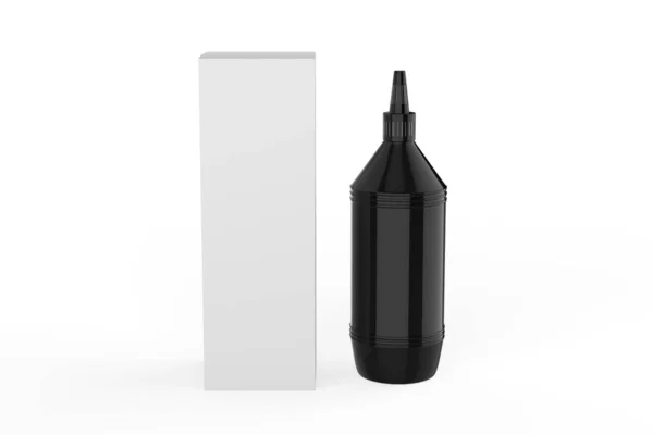 Lijm Fles Mockup Geïsoleerd Witte Achtergrond Illustratie — Stockfoto