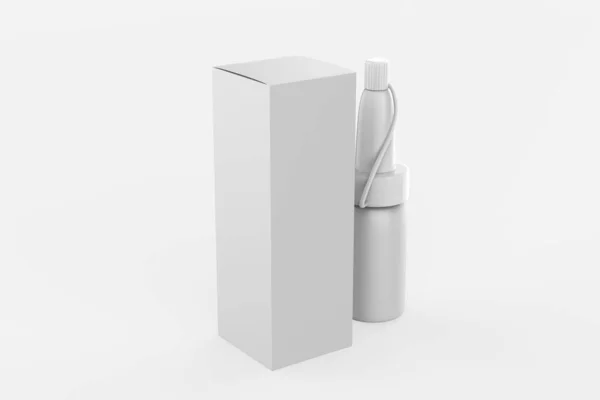 Een Realistische Druppelflesje Cosmetische Blanco Flacons Voor Vloeibare Drugs Flessen — Stockfoto