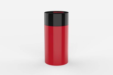 Diş teli modeli beyaz arka planda izole edildi. 3d illüstrasyon